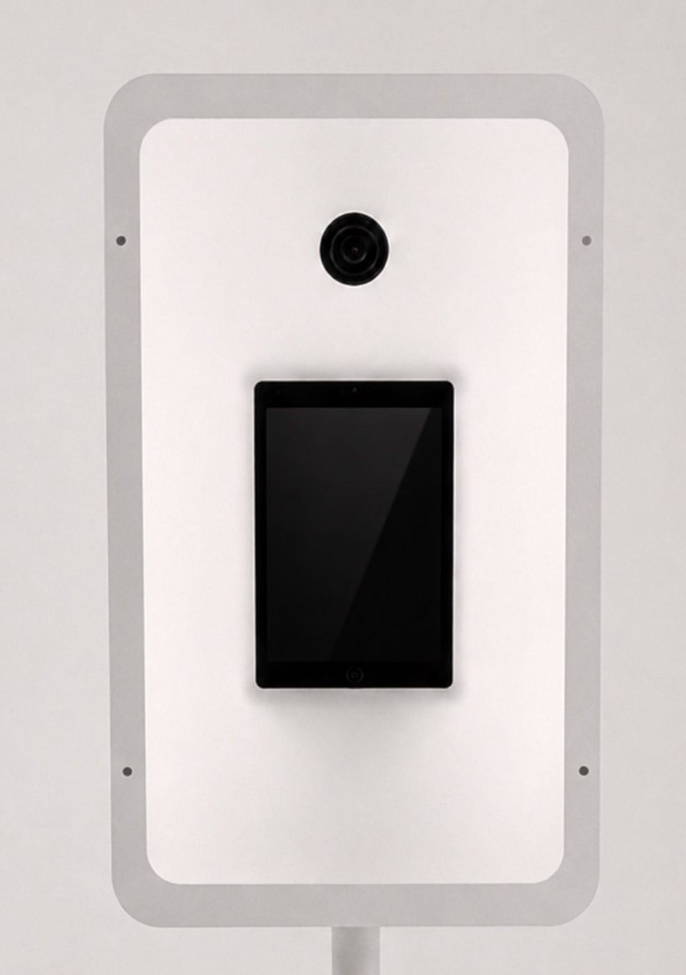 Close-up of the S1 capture unit - camera and touchscreen built into the panel face