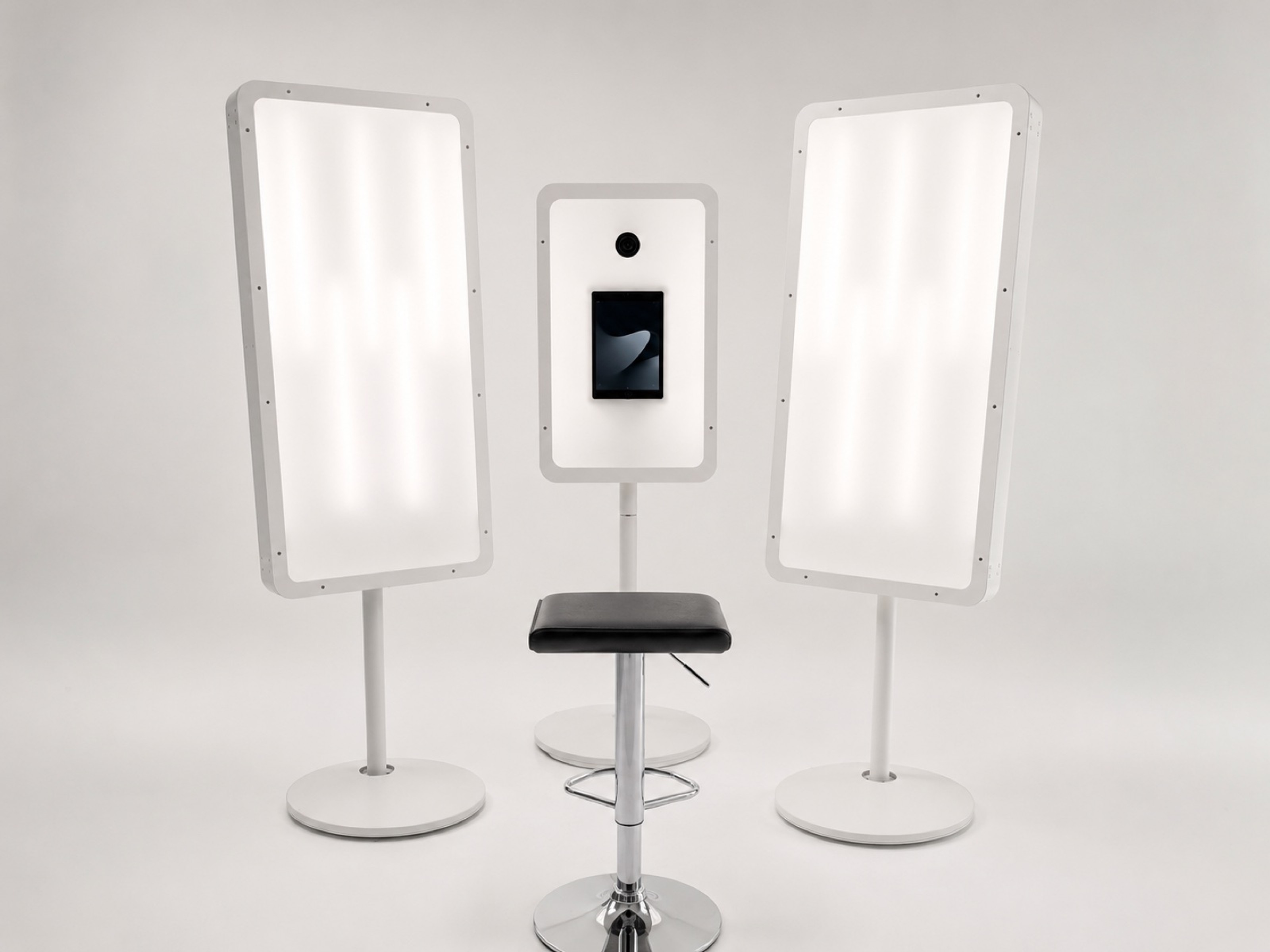The Studio Pod setup: FlexLights panels and capture unit